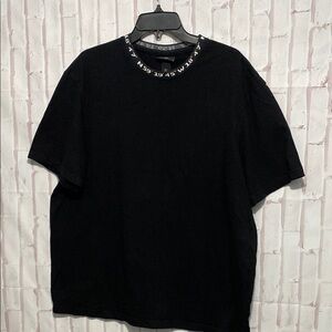 H&M Mens Relaxed Fit Coordinates Neck T-Shirt size L